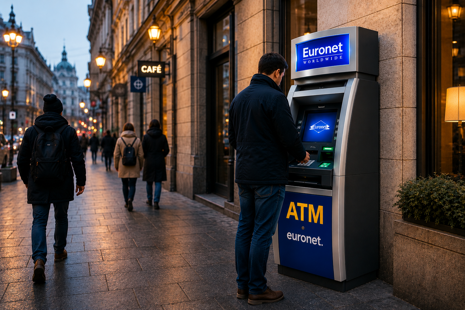 Umístění bankomatu v obchodním prostoru